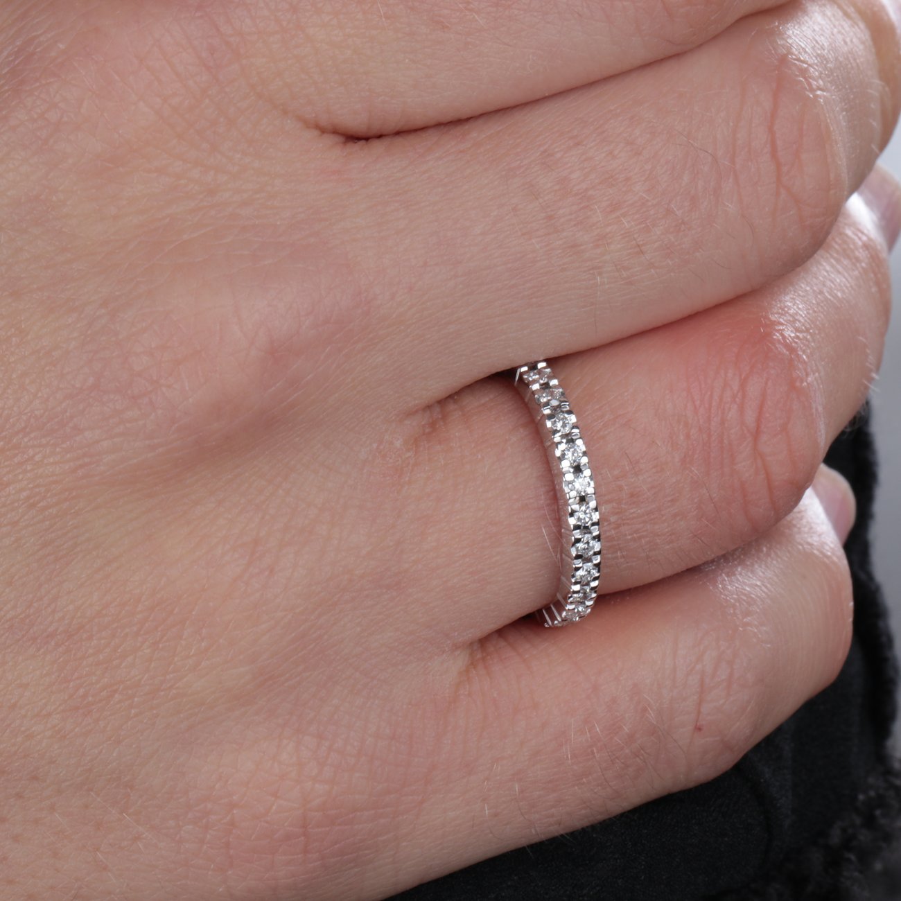 CHRIST Ring aus 585 Gelbgold mit Diamanten.