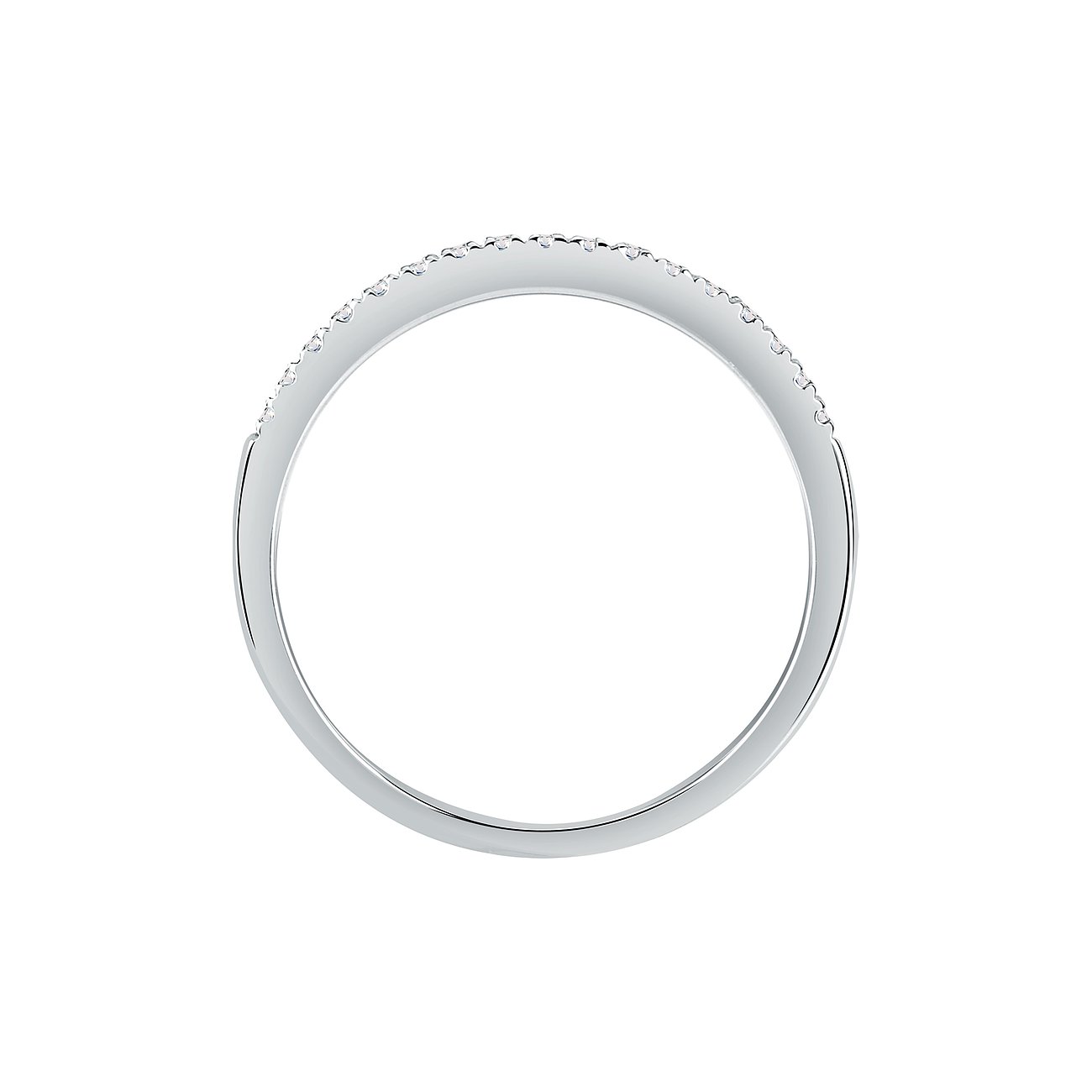 CHRIST Ring aus 585 Weißgold mit Diamanten.