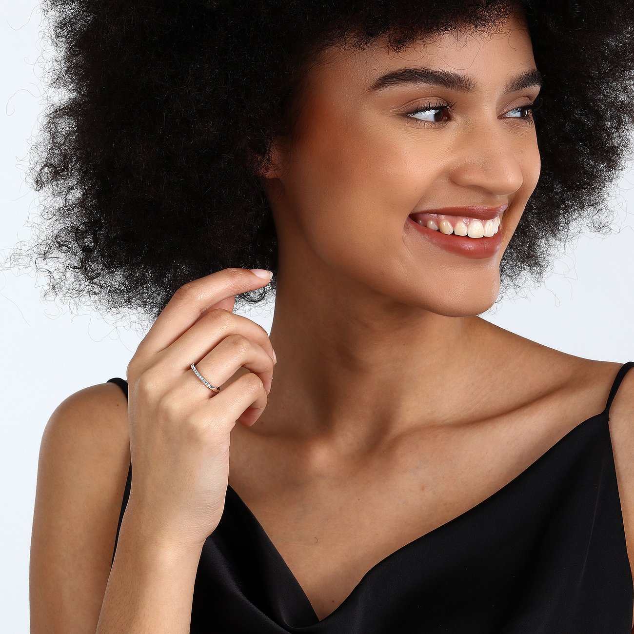 CHRIST Ring aus 585 Weißgold mit Diamanten.