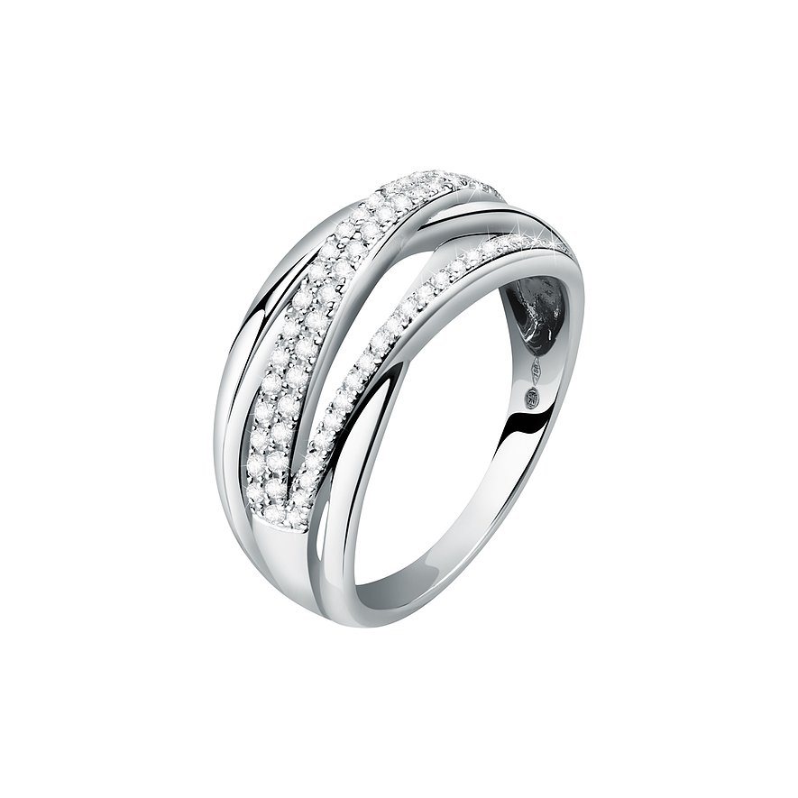 CHRIST Ring aus 750 Weißgold mit Diamanten.