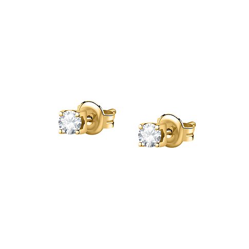 CHRIST Ohrstecker aus 750 Gelbgold mit Diamanten.