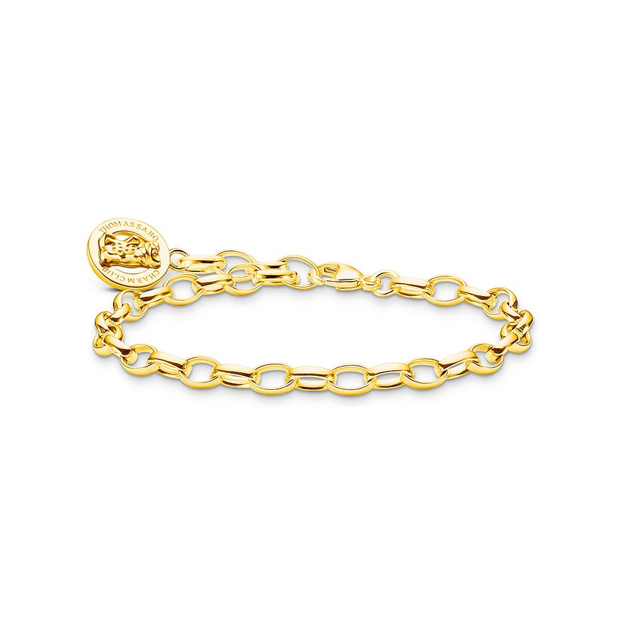 Thomas Sabo Armband Haribo, Damen, 925er Silber, gold, Größe: 17