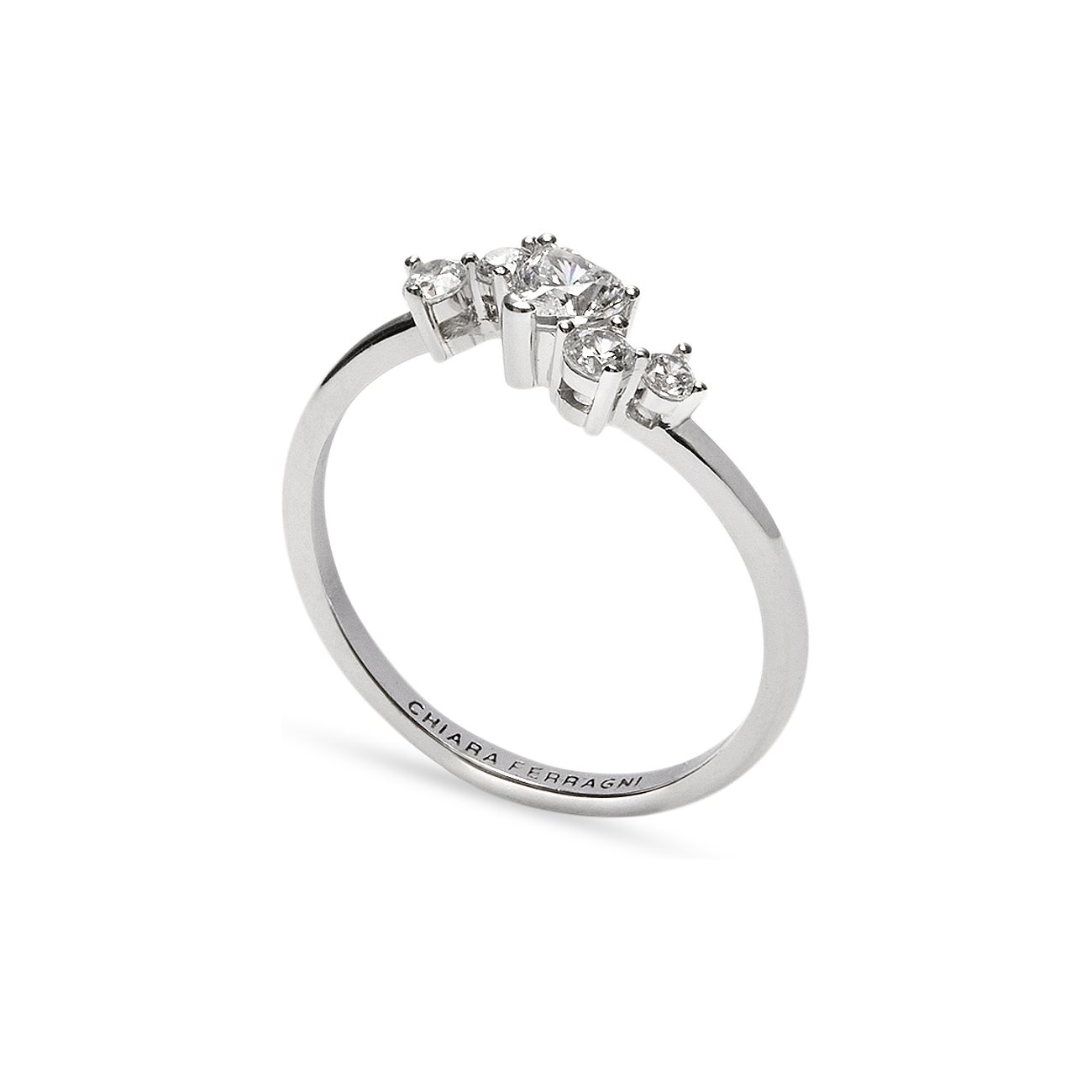 Chiara Ferragni Ring aus 925er Silber mit Zirkonia.