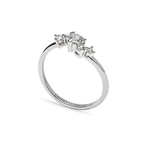 Chiara Ferragni Ring aus 925er Silber mit Zirkonia.