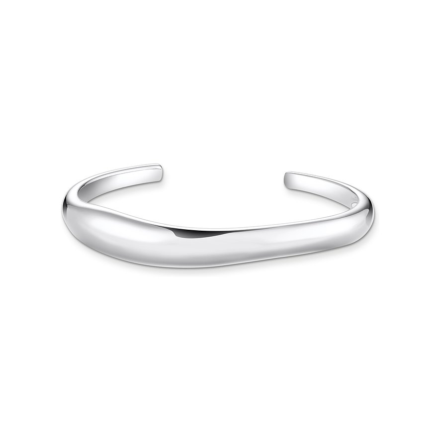 Thomas Sabo Armreif, Damen, 925er Silber, silber, Größe: 17