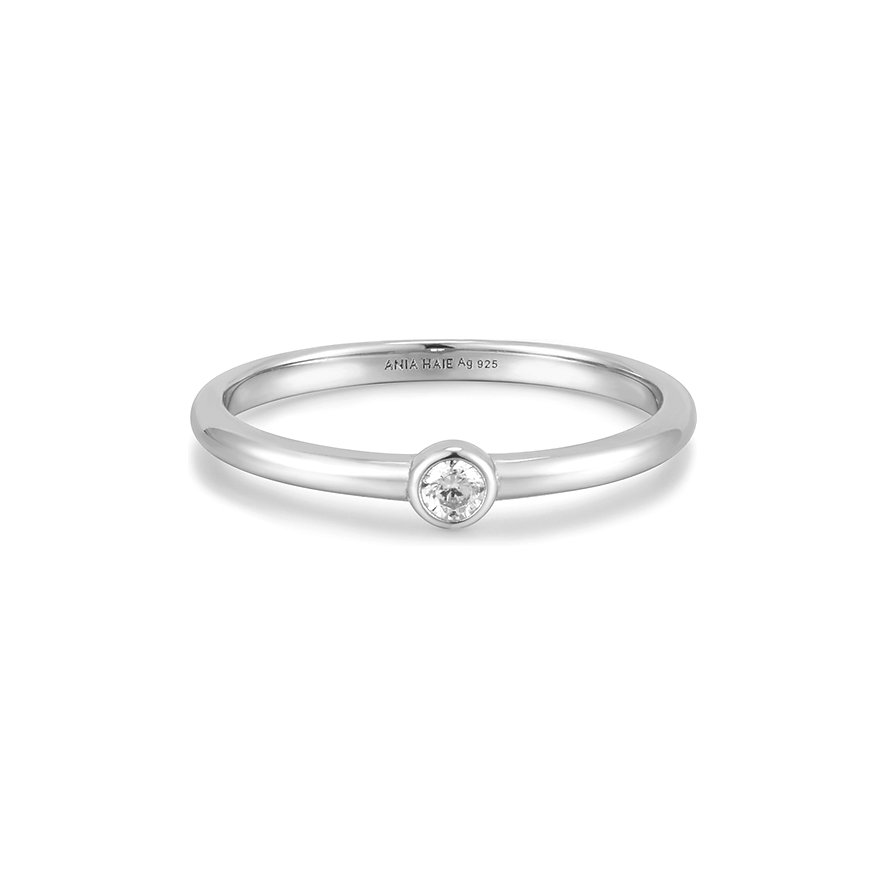 Ania Haie Damenring Sunshine Chaser, Damen, 925er Silber, silber, Größe: 52