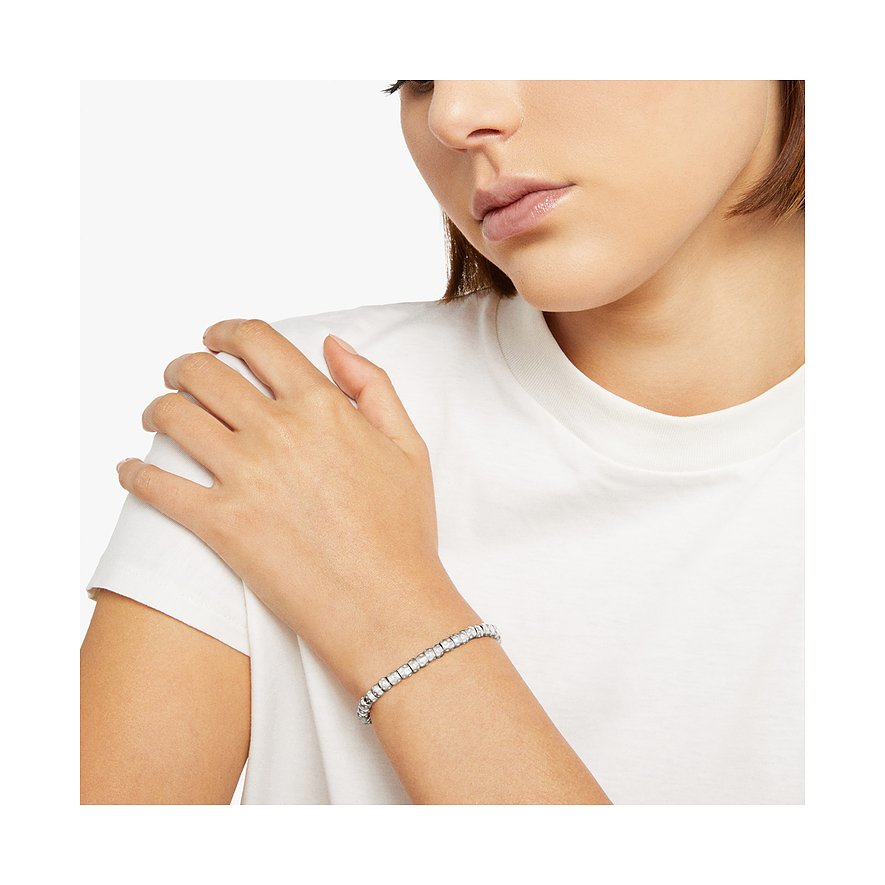 DoDo armband van 925 zilver en 750 geelgoud met een gepolijst oppervlak.