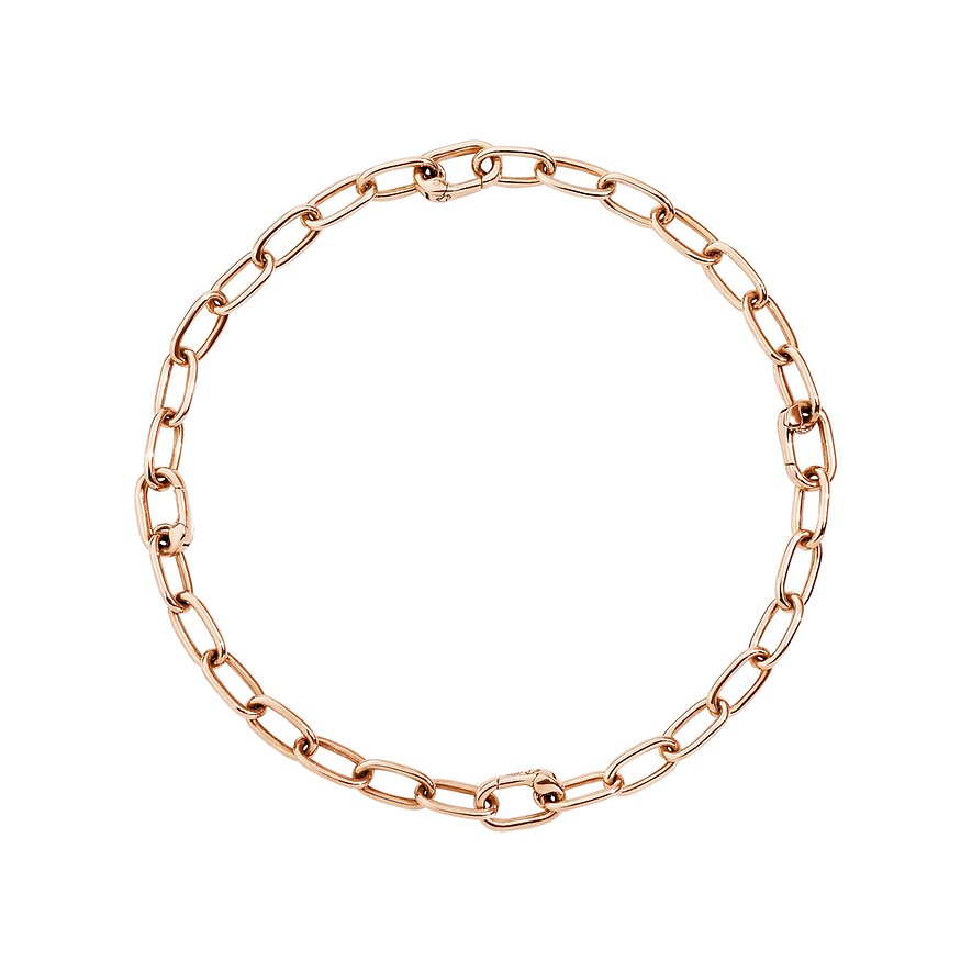 DoDo Armband Essentials, Damen, 925er Silber, roségold, Größe: 20
