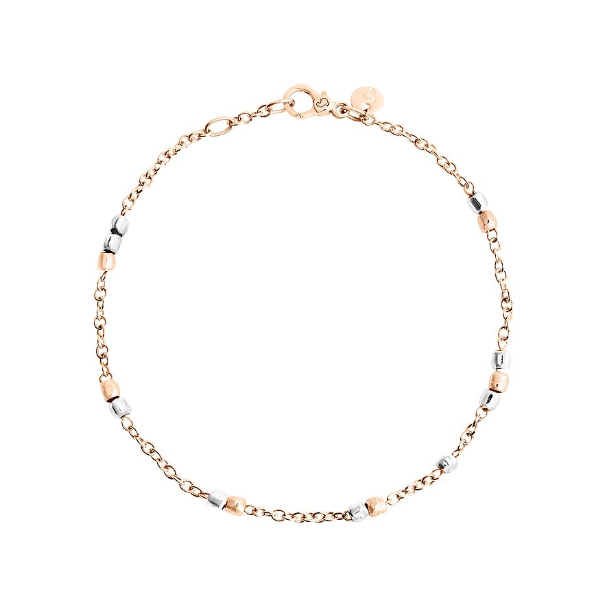DoDo Armband Granelli, Damen, 375er Roségold, 925er Silber, bicolor, Größe: 16