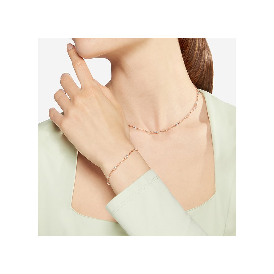 DoDo Armband aus 375 Roségold und 925 Silber mit kleinen Kugeln.