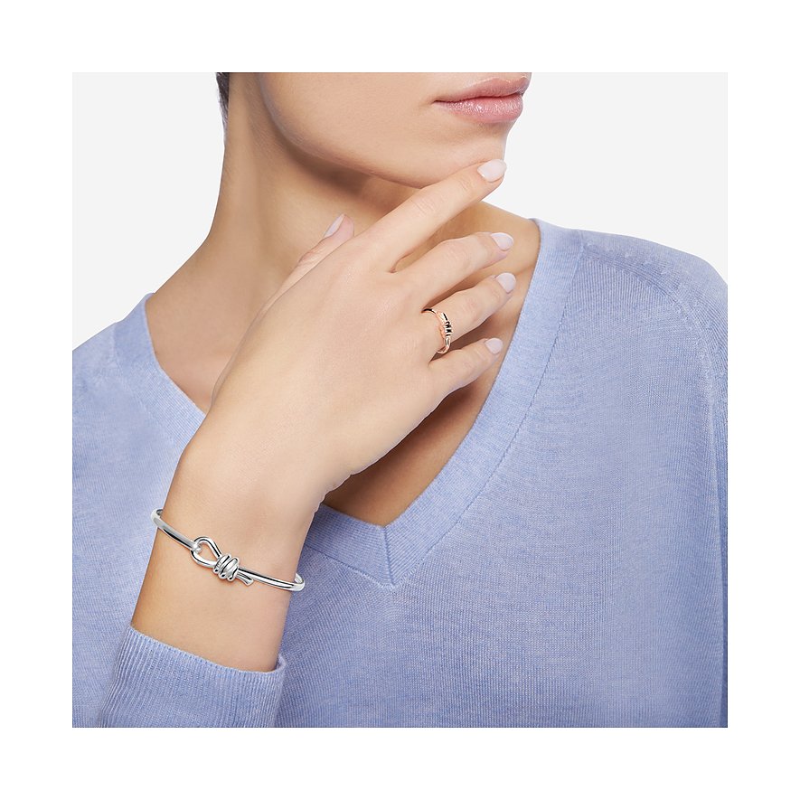 DoDo Armband aus 925er Silber, poliert, mit Knotendesign.