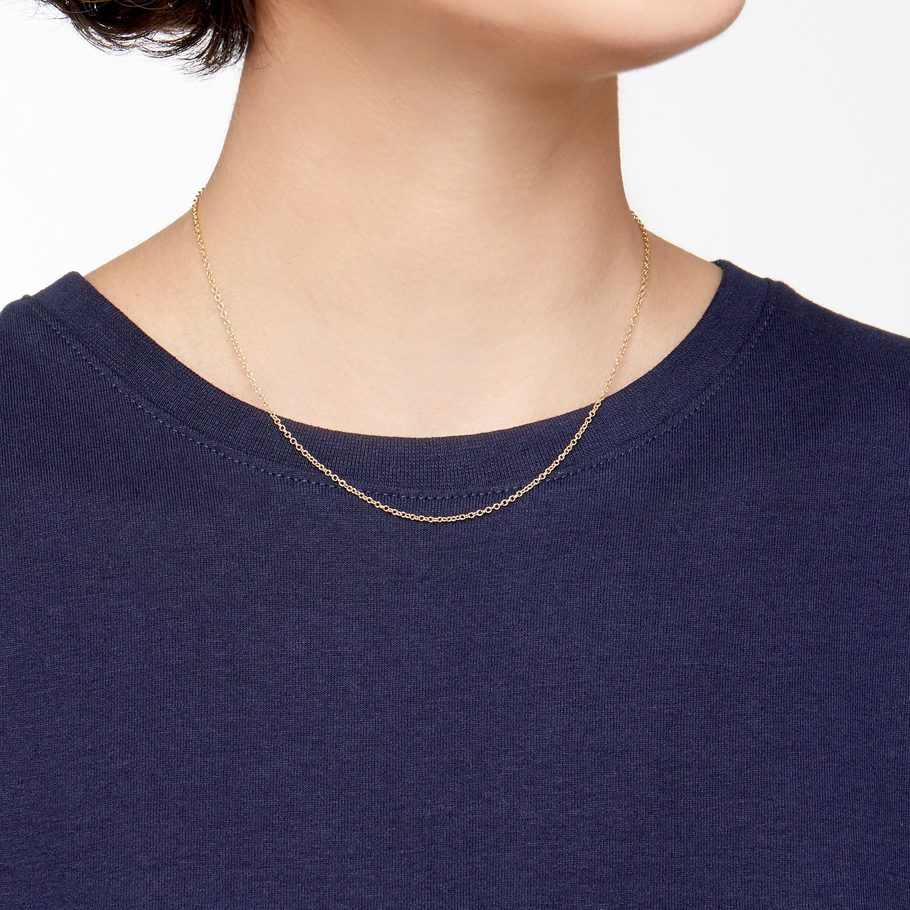 DoDo Halsschmuck aus 750 Gelbgold, feingliedrige Kette.