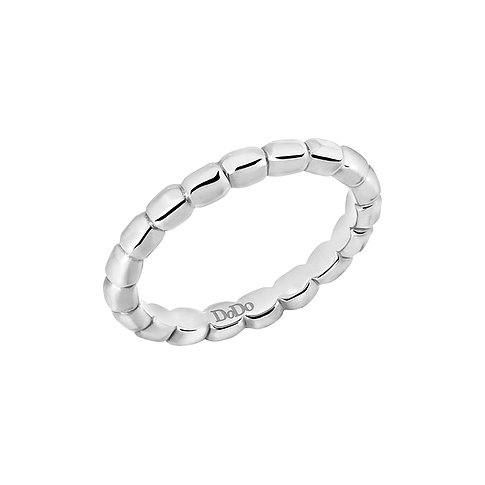 DoDo Ring aus 925er Silber mit ovalen Gliedern.