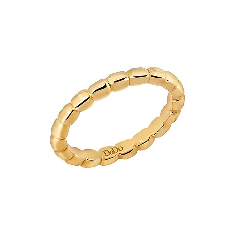 DoDo Ring aus 750 Gelbgold mit ovalen Gliedern.