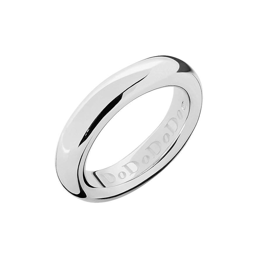 DoDo Damenring Essentials, Damen, 925er Silber, silber, Größe: 54