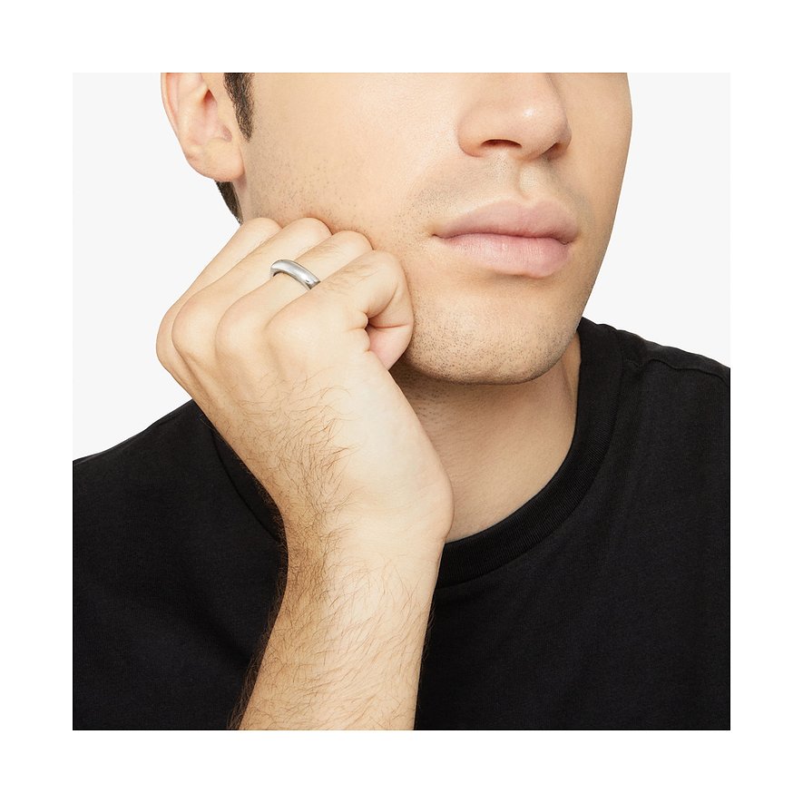 DoDo Ring aus 925er Silber, schlichtes Design.