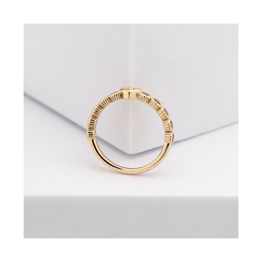 CHRIST Ring aus 925 recyceltem Silber mit Zirkonia.