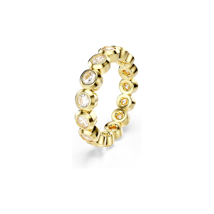 Swarovski Damenring Imber, Swarovski-Kristall, Damen, Metall, weiß, Größe: 60