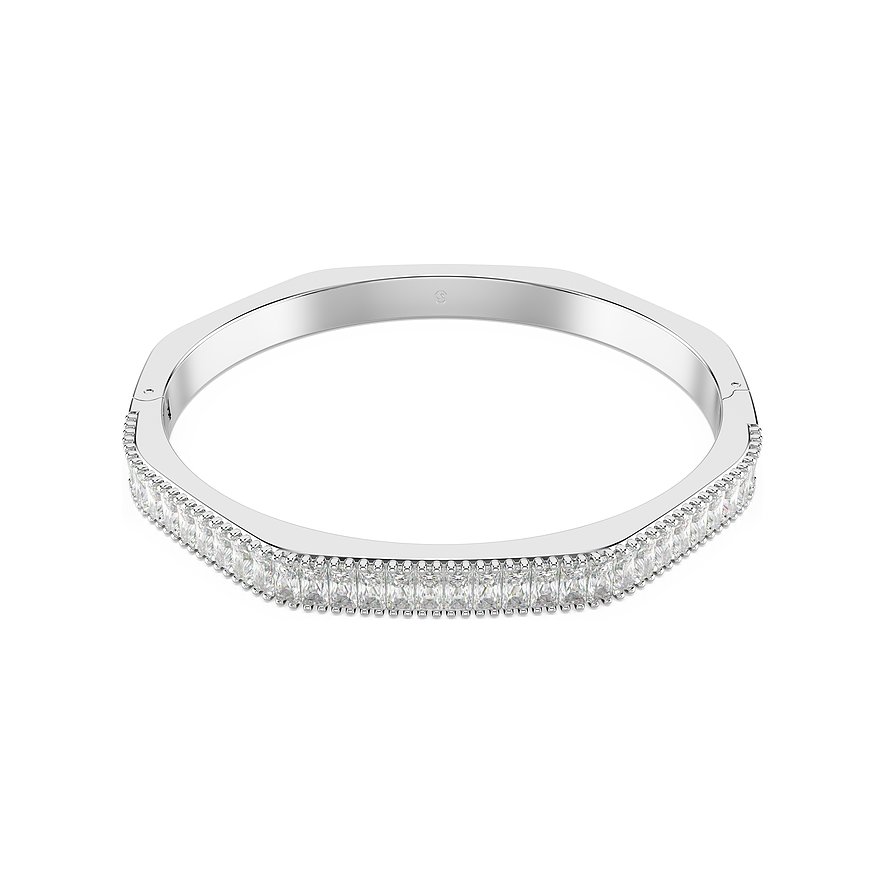 Swarovski Armband aus Metall mit Swarovski-Kristallen, rechteckiger Schliff.