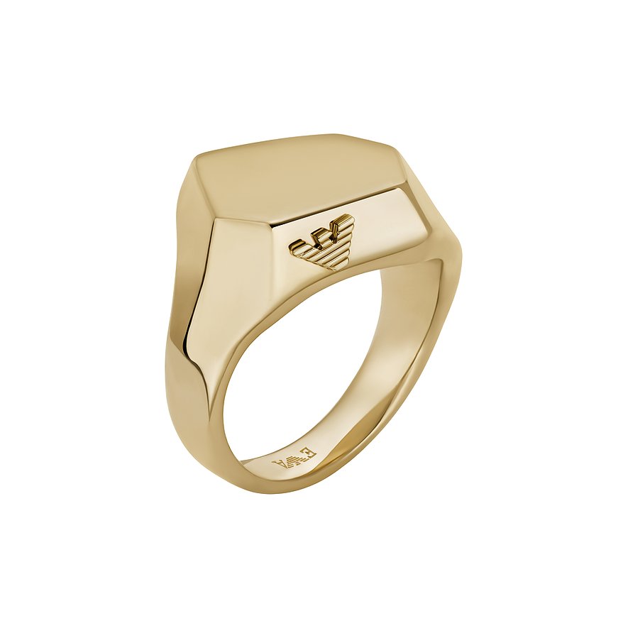 Emporio Armani Damenring, Damen, Metall, gold, Größe: 53