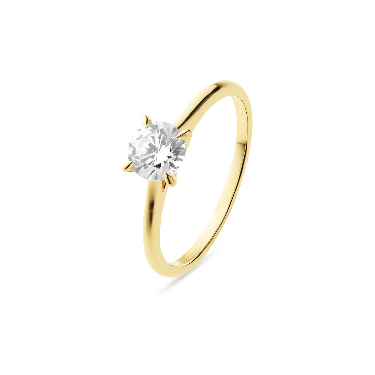 CHRIST Ring aus 585 Gelbgold mit Diamant.
