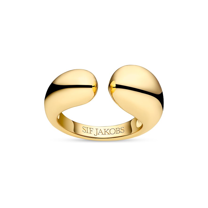 Sif Jakobs Jewellery Damenring, Damen, 925er Silber, gold, Größe: 54