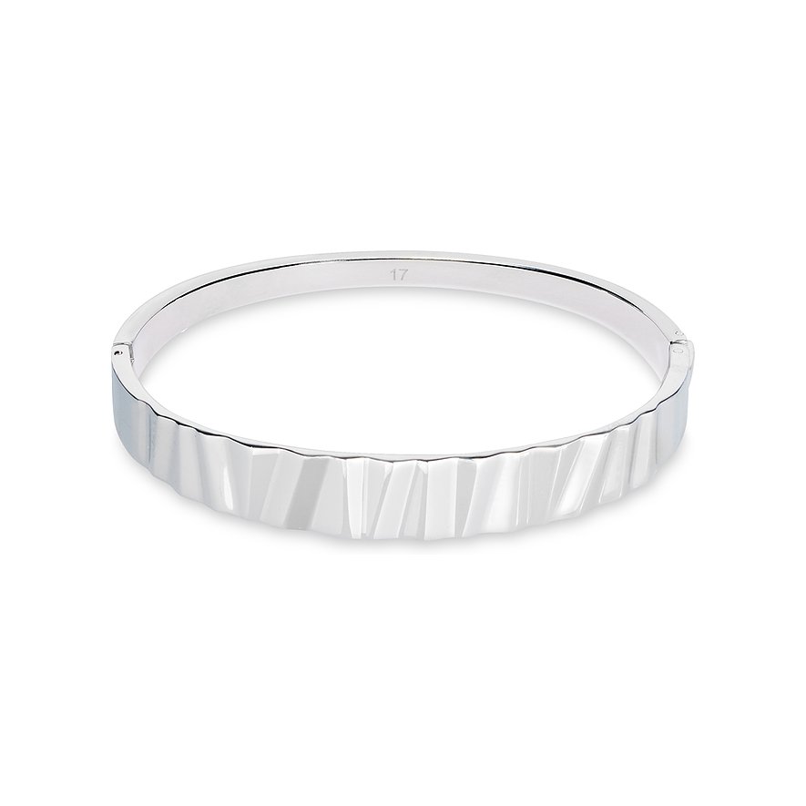 Coeur de Lion Armreif, Damen, Edelstahl, silber, Größe: 19