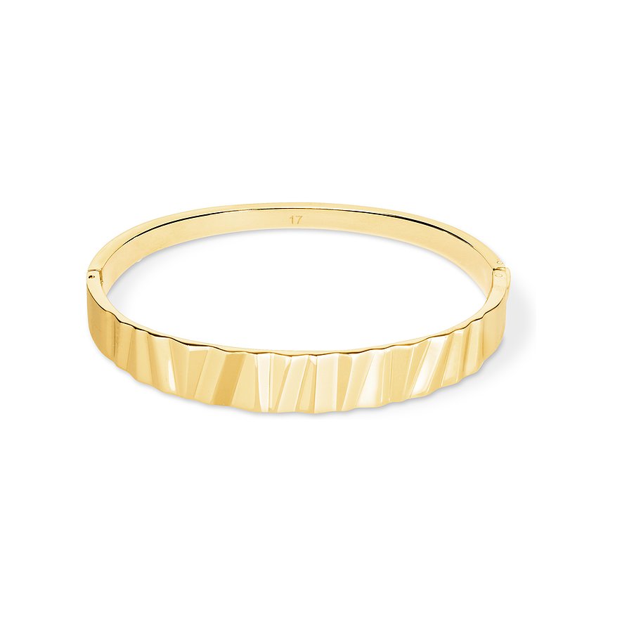 Coeur de Lion Armreif, Damen, Edelstahl, gold, Größe: 19