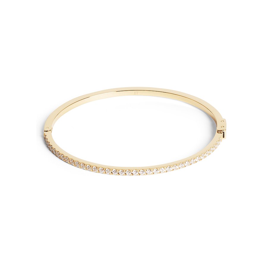 Coeur de Lion Armreif, Damen, Edelstahl, gold, Größe: 17