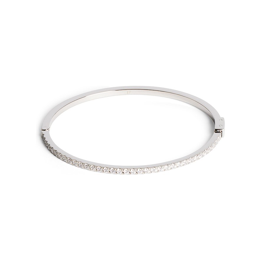 Coeur de Lion Armreif, Damen, Edelstahl, silber, Größe: 19