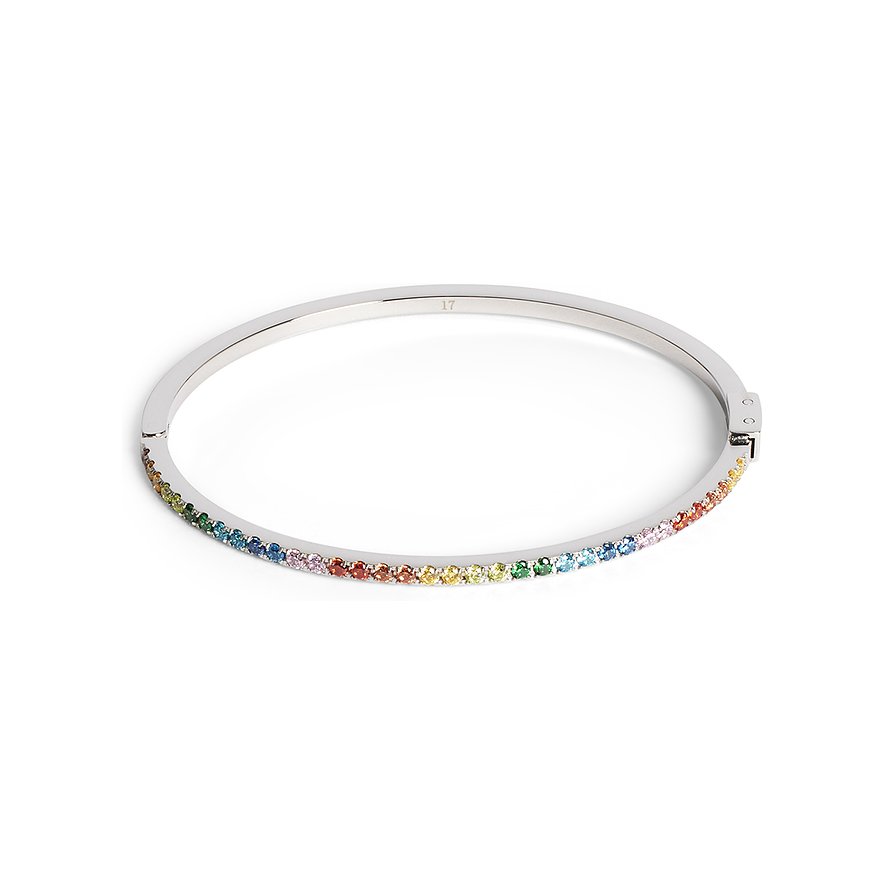 Coeur de Lion Armreif, Damen, Edelstahl, mehrfarbig, Größe: 17