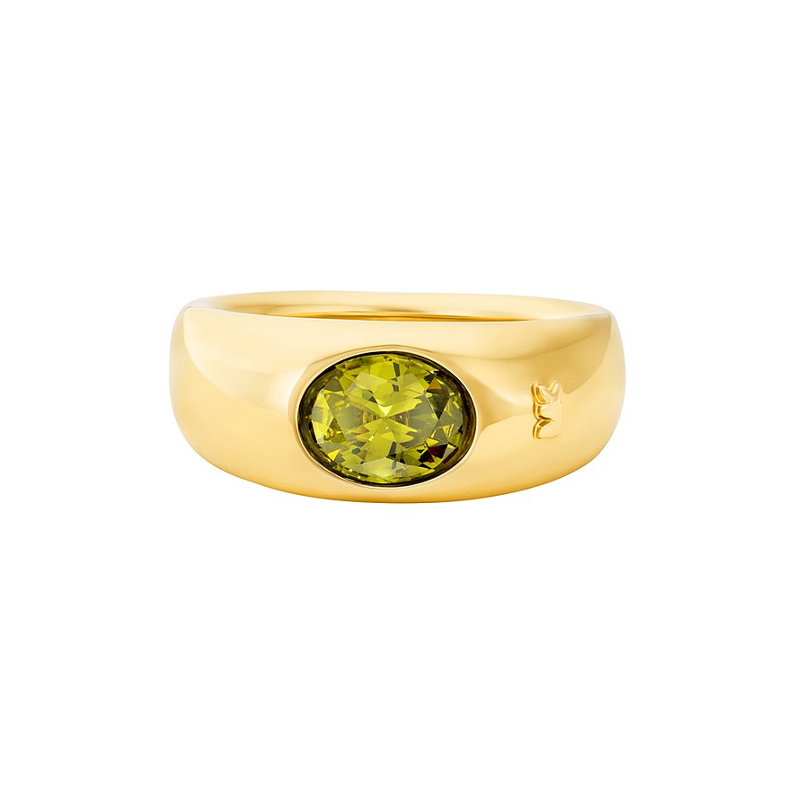 Michael Kors Damenring Kors Brilliance, Zirkonia, Damen, Metall, gold, Größe: 49