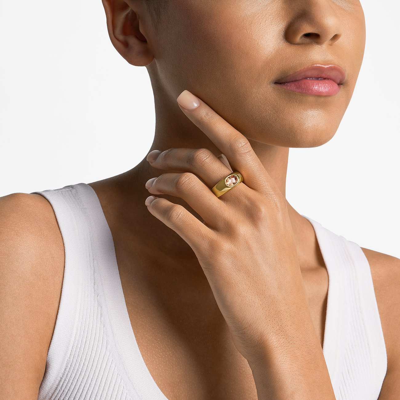 Michael Kors Ring aus Metall mit Zirkonia.