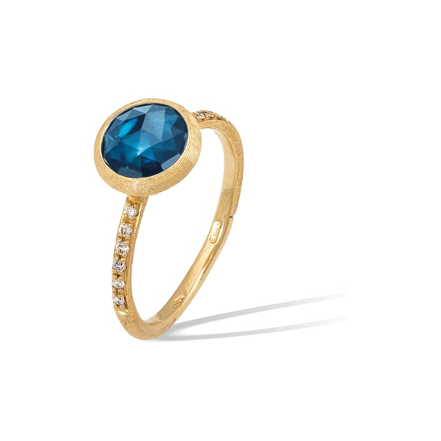 Marco Bicego Damenring Jaipur Color, Damen, 750er Gelbgold, gelbgold, Größe: 56