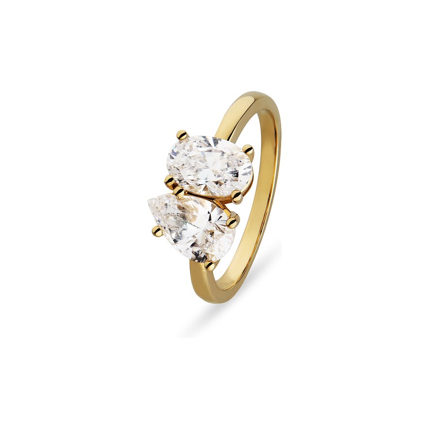 Valeria Damenring 89234654 585er Gelbgold - Farbe: gelbgold