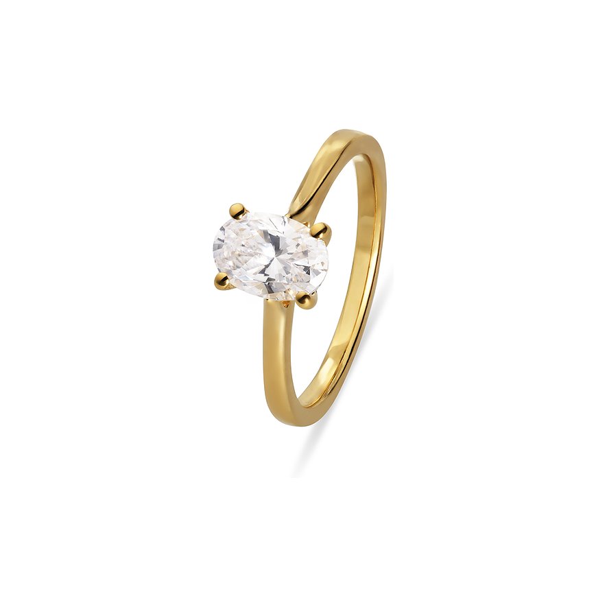 Valeria Damenring 89234662 585er Gelbgold - Farbe: gelbgold