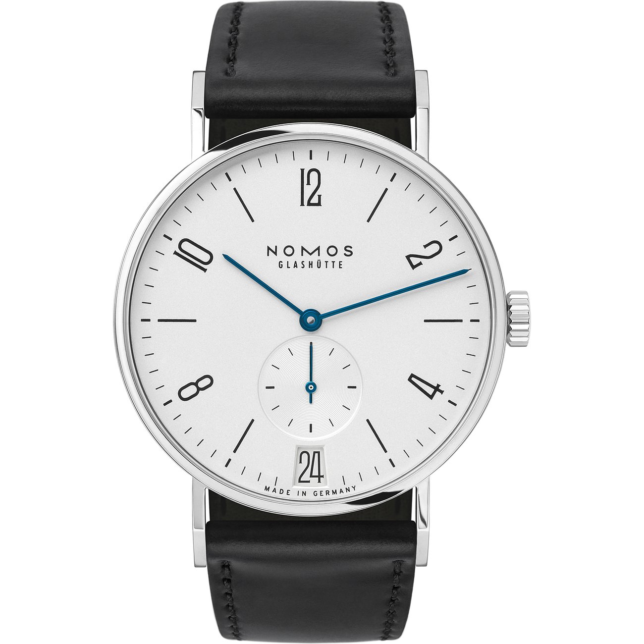 Nomos Glashütte Herrenuhr Tangente 38 Datum 130