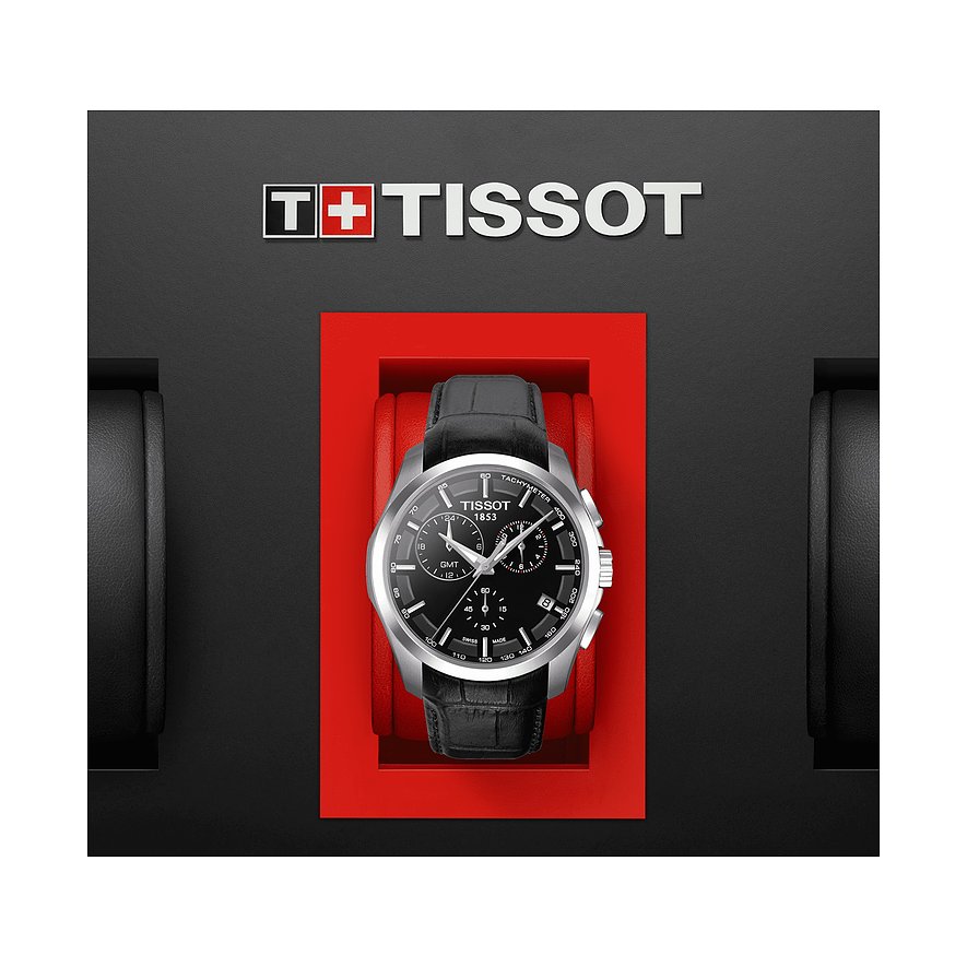 Tissot Herrenuhr Couturier GMT T0354391605100