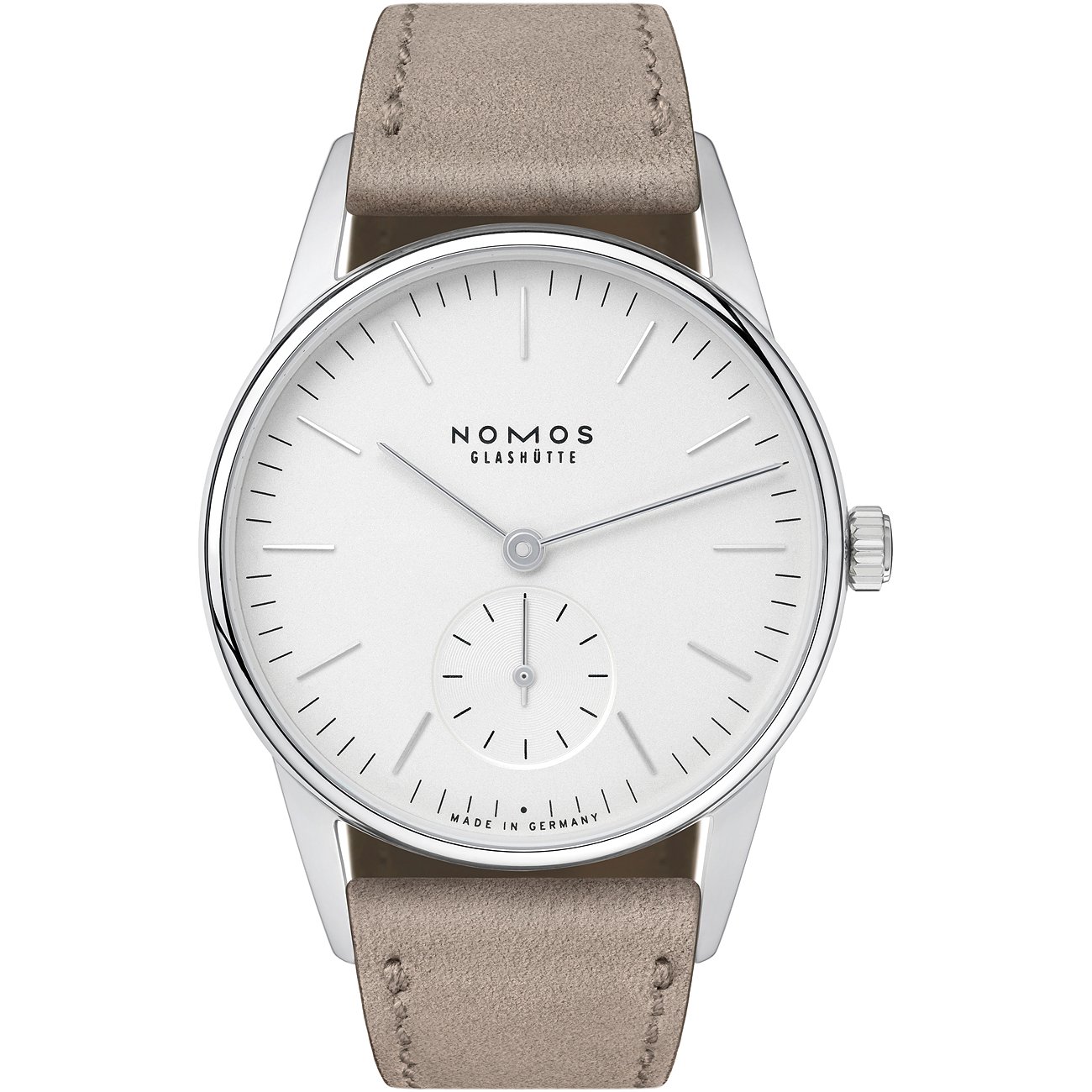 Nomos Glashütte Damenuhr Orion 33 weiss 324