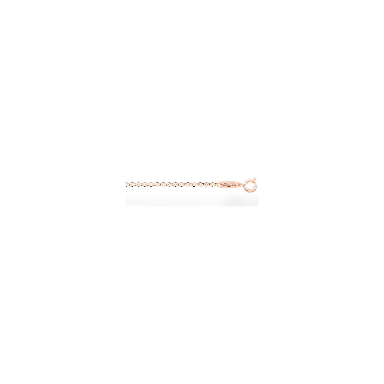 Thomas Sabo Halsschmuck Silberkette 925er Legierung, roségoldfarben, mit feinen Gliedern und Federringverschluss.
