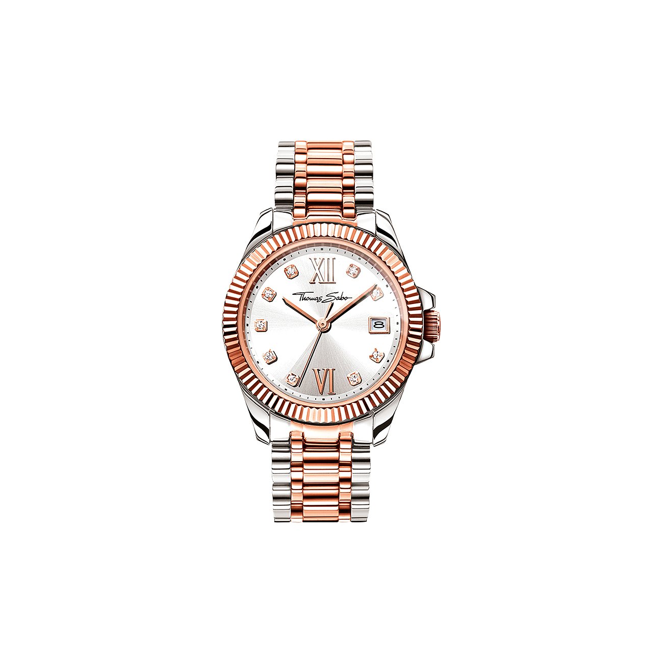 Thomas Sabo Damenuhr Sterling Silver WA0219-272-201-33 mm
