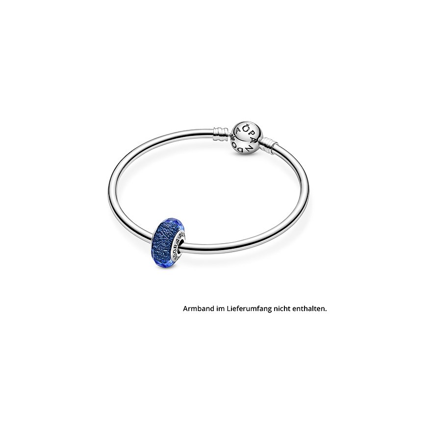 Pandora Charm Moments Facettiertes Blaues Murano-Glas 791646
