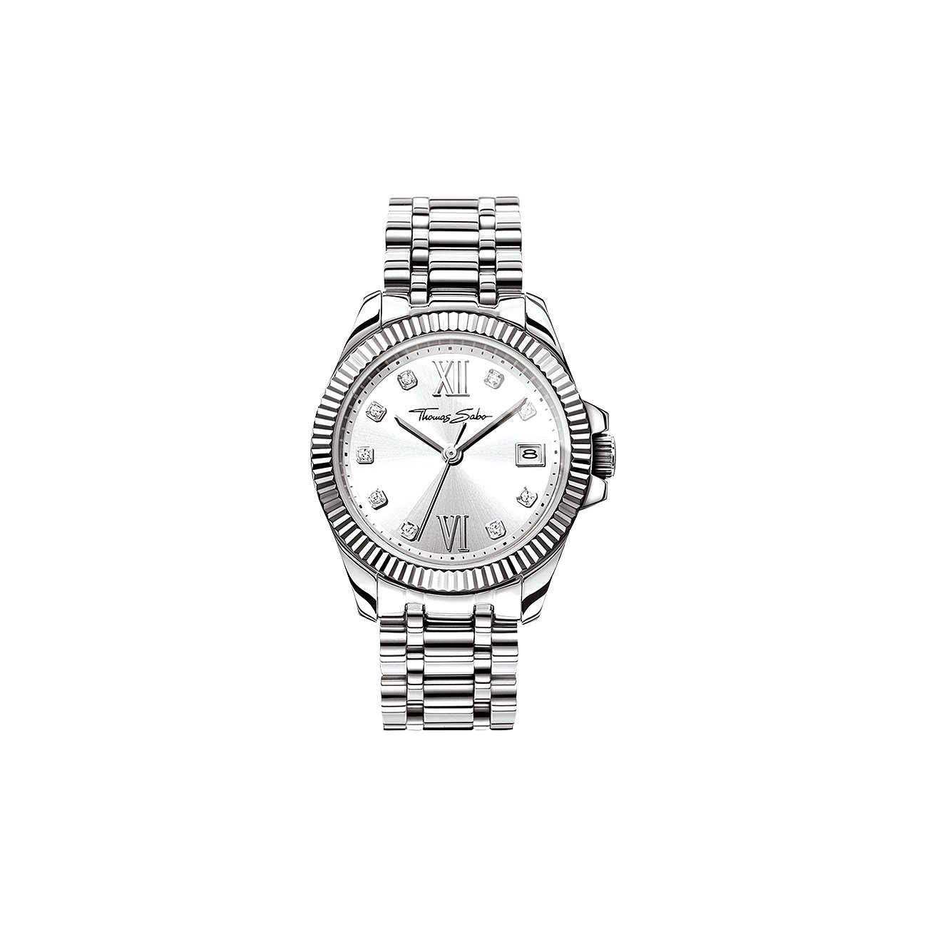Thomas Sabo Damenuhr Sterling Silver WA0252-201-201-33 mm