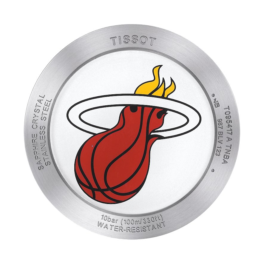 Tissot Herrenuhr Quickster Chronograph NBA Miami Heat T0954171703708