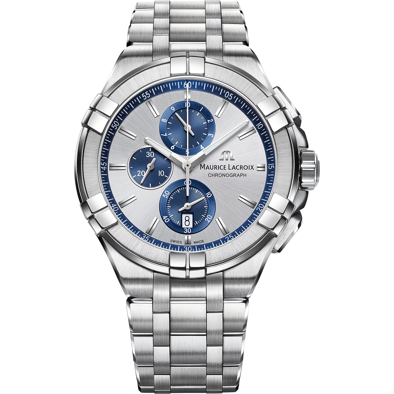 Maurice Lacroix Herrenuhr Aikon Chronograph AI1018-SS002-131-1