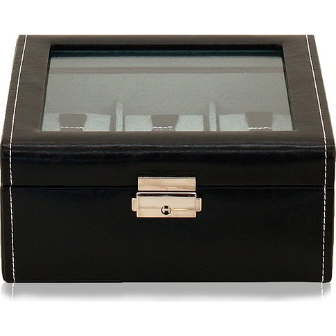 Friedrich Uhrensammelbox Bond 6 Schwarz 70021/382
