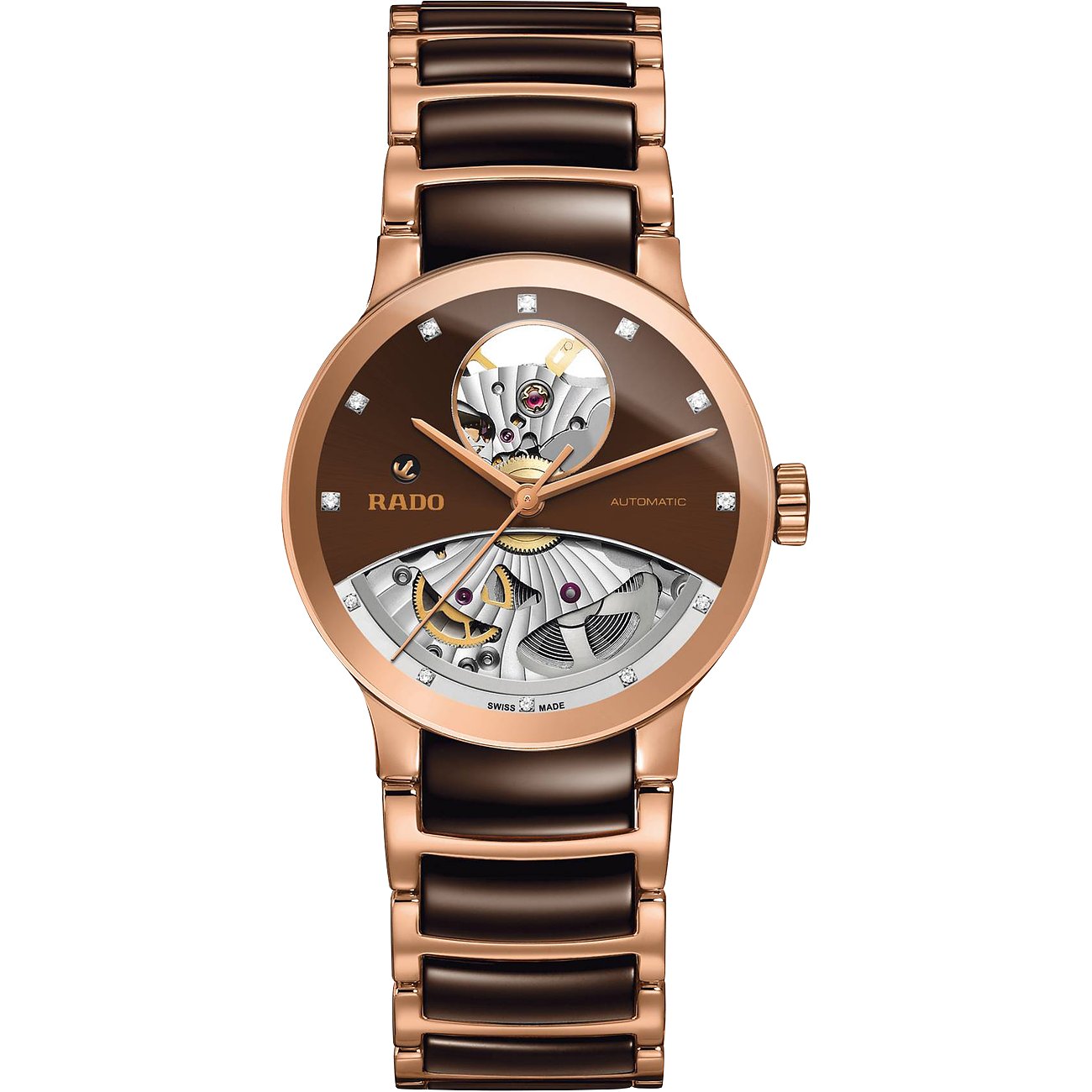 Rado Damenuhr Centrix Diamonds Open Heart R30248712