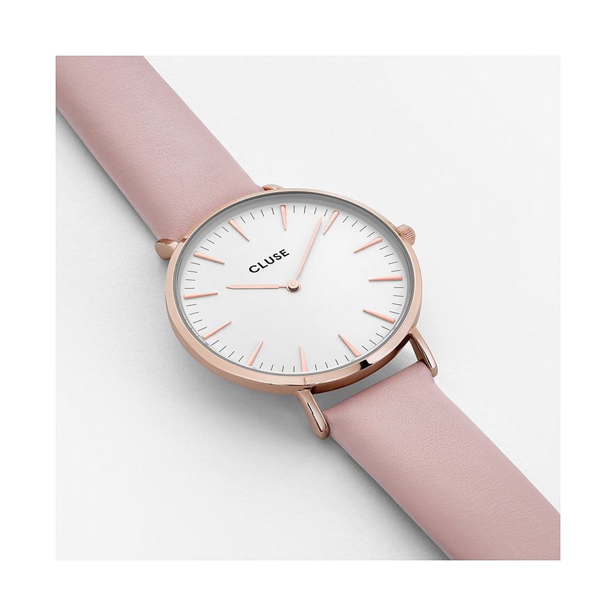 Cluse Damenuhr  Boho Chic Rose Gold White/Pink CL18014