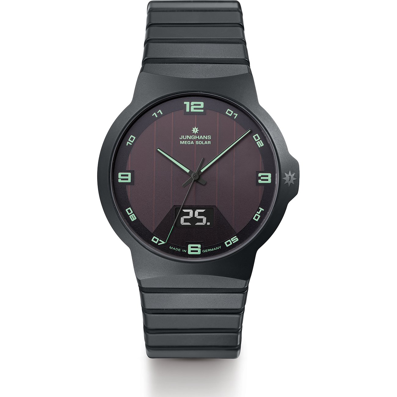 Junghans Herrenuhr Funk \u0026 Solar Force Mega Solar 18143644