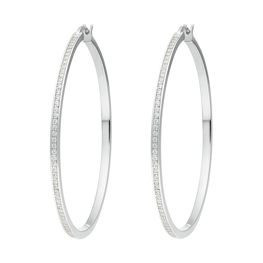 

JETTE Creolen 87096742 925er Silber rhodiniert